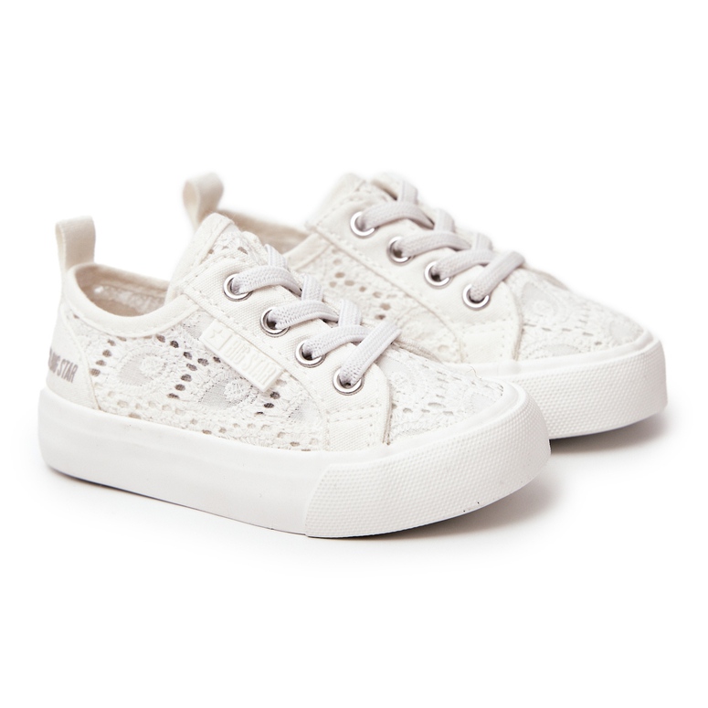 Baskets Ajourées Big Star JJ374134 Blanc blanche 4