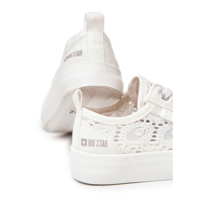 Baskets Ajourées Big Star JJ374134 Blanc 5