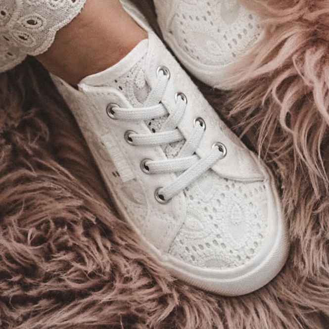 Baskets Ajourées Big Star JJ374134 Blanc blanche 6