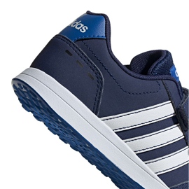 Chaussures Adidas Vs Switch 2 Cf Jr EG5139 blanche bleu marin 1