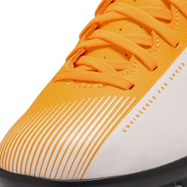 Nike Mercurial Vapor 13 Club Tf Jr AT8177 801 chaussures de football multicolore jaune 4