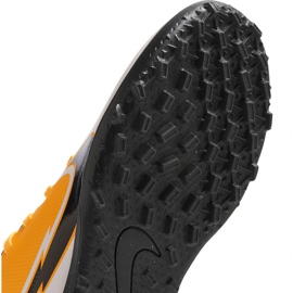 Nike Mercurial Vapor 13 Club Tf Jr AT8177 801 chaussures de football multicolore jaune 7
