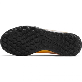 Nike Mercurial Vapor 13 Club Tf Jr AT8177 801 chaussures de football multicolore jaune 8