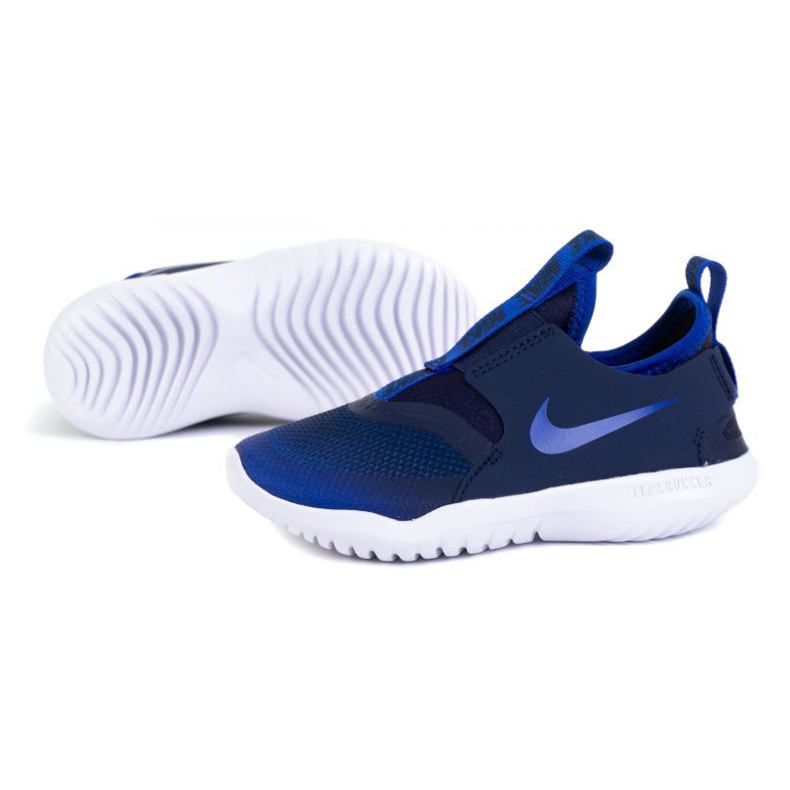Chaussures Nike Flex Runner (PS) Jr AT4663-407 bleu marine bleu 1