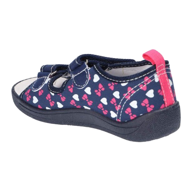 American Club Sandales américaines slippers, empiècement cuir TEN19/22 Bleu marine 1