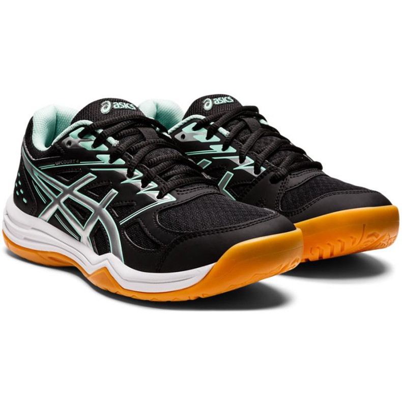 Asics Upcourt 4 W 1072A055 013 chaussures de volley-ball le noir le noir 1