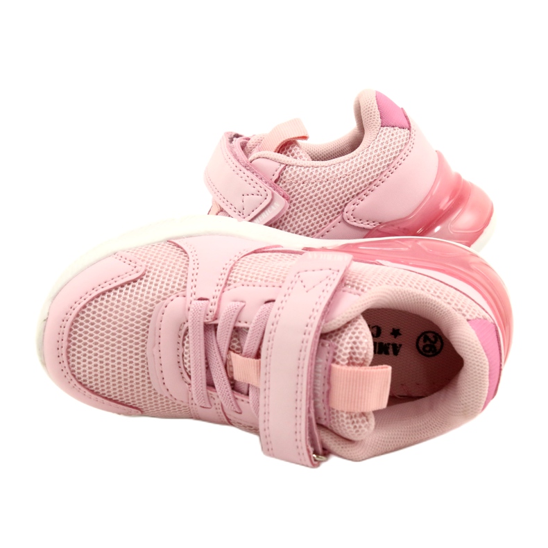 Chaussures de sport fille American Club ES72/22 rose 4