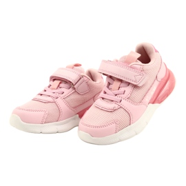 Chaussures de sport fille American Club ES72/22 rose 2