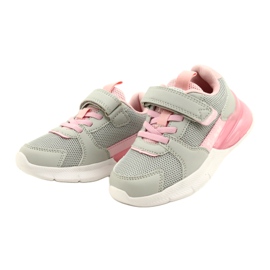 Sport fille American Club ES72/22, gris et rose 2