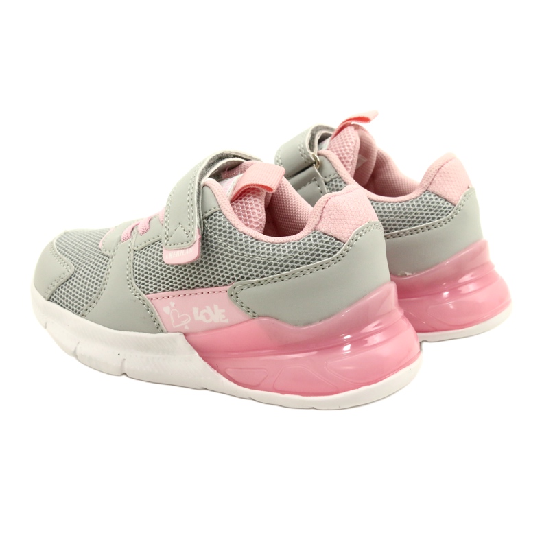 Sport fille American Club ES72/22, gris et rose 5