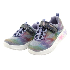 American Club ADI Sports Chaussures LED Glowing Velcro ES87/22 Violet 2