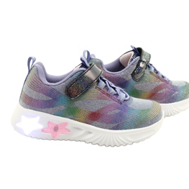 American Club ADI Sports Chaussures LED Glowing Velcro ES87/22 Violet 7