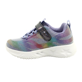 American Club ADI Sports Chaussures LED Glowing Velcro ES87/22 Violet 1