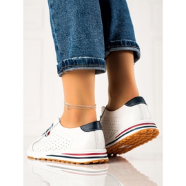 Filippo Baskets en cuir classiques blanche 3