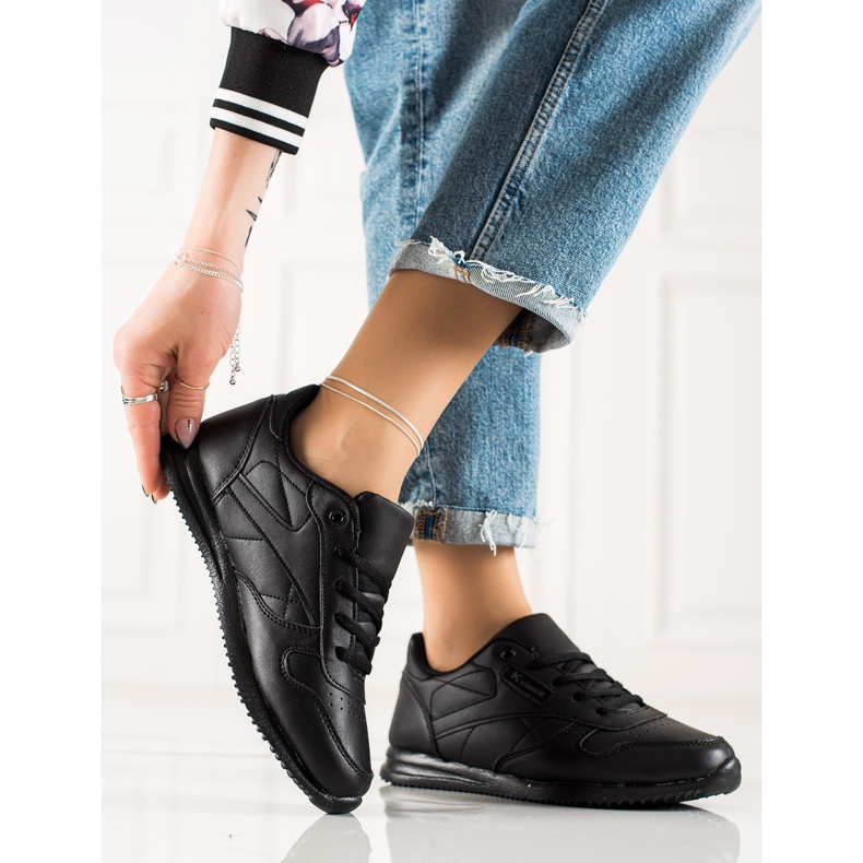 TRENDI Chaussures de sport classiques le noir 2