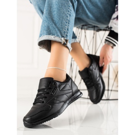 TRENDI Chaussures de sport classiques noir 1