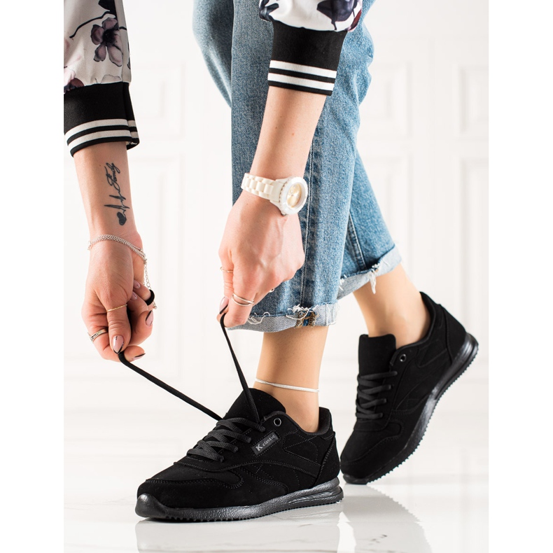 TRENDI Chaussures de sport classiques noir 2