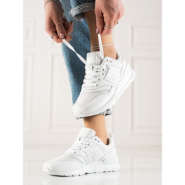 TRENDI Chaussures de sport décontractées blanc 2