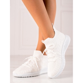 TRENDI Chaussures de sport confortables blanc 1