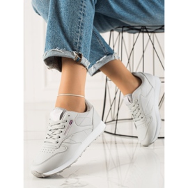 TRENDI Chaussures de sport grises classiques 2