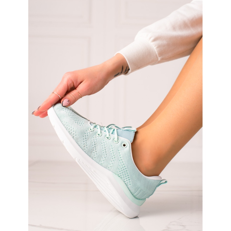 TRENDI Bottes menthe clair bleu 2