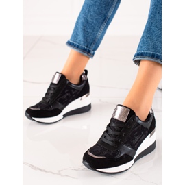 TRENDI Baskets De Sport En Couronne noir 1