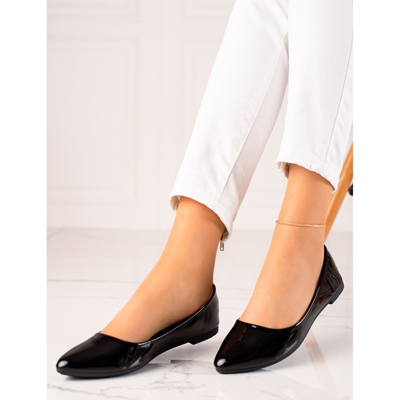 Seastar Ballerines laquées noires le noir 1