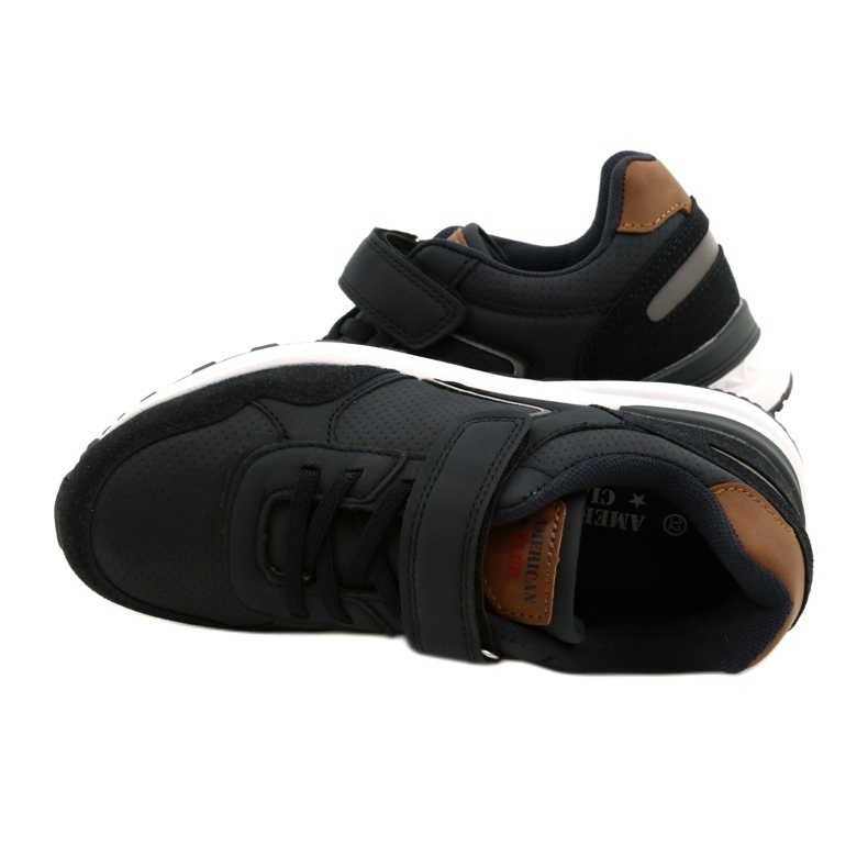Chaussures de sport American Club AA16/22 bleu marine 4