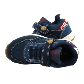 American Club Chaussures de sport américaines ADI Velcro ES86/22 Marine bleu 5