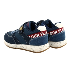 American Club Chaussures de sport américaines ADI Velcro ES86/22 Marine bleu 6