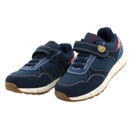 American Club Chaussures de sport américaines ADI Velcro ES86/22 Marine bleu 3