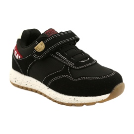 American Club Chaussures de sport américaines à Velcro ES86/22 noires 1