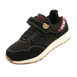 American Club Chaussures de sport américaines à Velcro ES86/22 noires 4