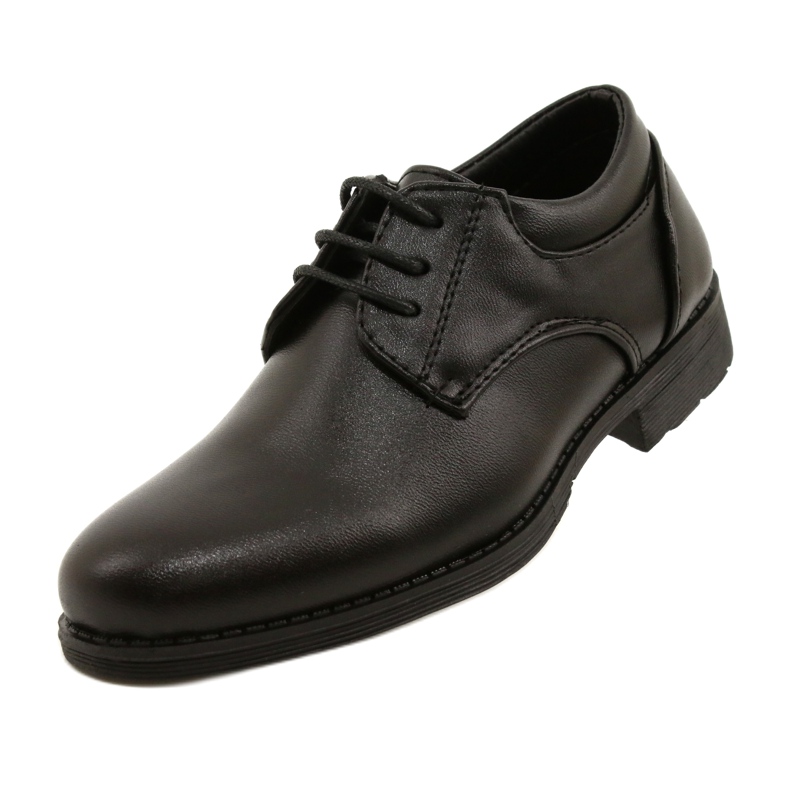 American Club Chaussures de communion formelles pour enfants KOM36 / 22 noir 3