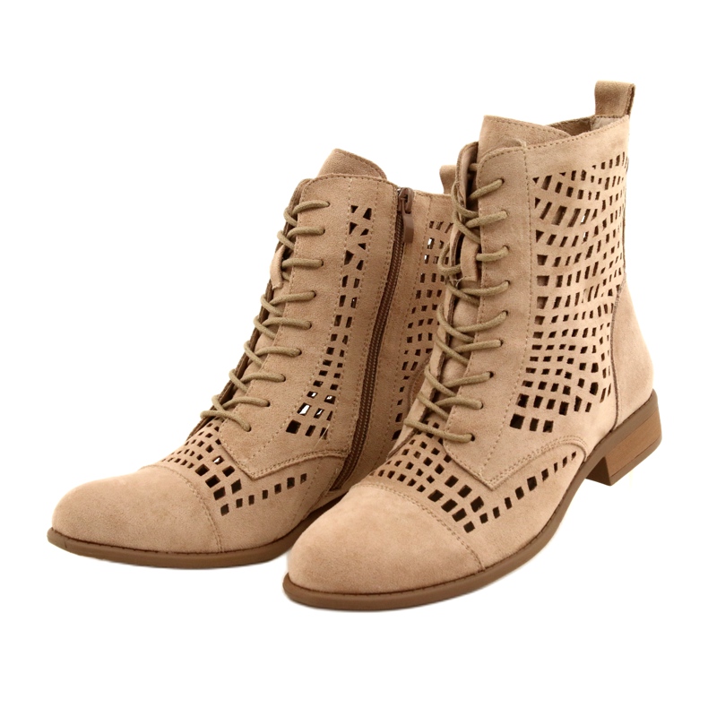 M.Daszyński Ouvriers ajourés liés Daszyński SA142-33 beige 3