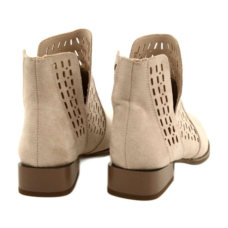 Bottes en Daim Femme Daszyński Beige SA197-12 5