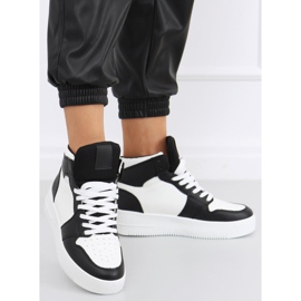 Rocha Baskets montantes noires blanc 1