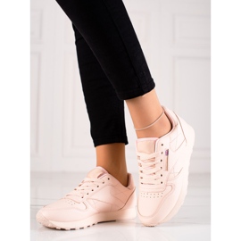 TRENDI Chaussures de sport roses classiques 1