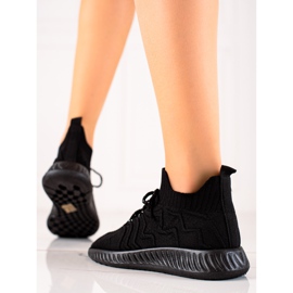 TRENDI Chaussures de sport confortables noir 1