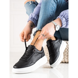 BUONAROTTI Chaussures de sport à la mode noir 1