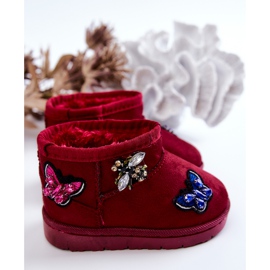 FR1 Bottes de Neige Enfant Bordeaux Laila rouge 2