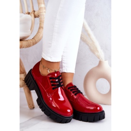 Chaussures laquées à la mode La.Fi Red Hallie rouge 1
