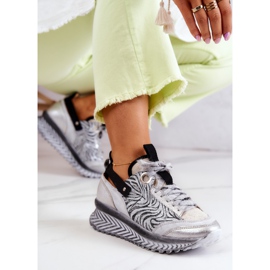 Baskets Maciejka en Cuir pour Femme 04916-03 Gris 1