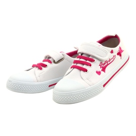 Baskets Beety American Club empiècement cuir blanche 2 Baskets Beety American Club empiècement cuir blanche 2