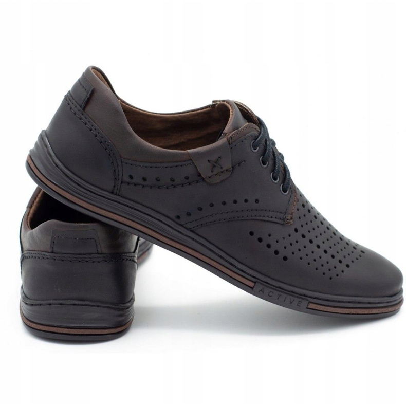 Polbut Chaussures décontractées pour hommes 402 noir le noir 3