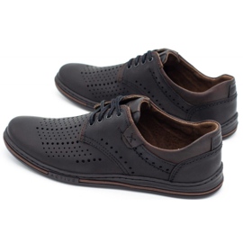 Polbut Chaussures décontractées pour hommes 402 noir le noir 4