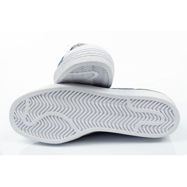 Chaussures Adidas Superstar Slipon Femme CG6012 bleu gris 3