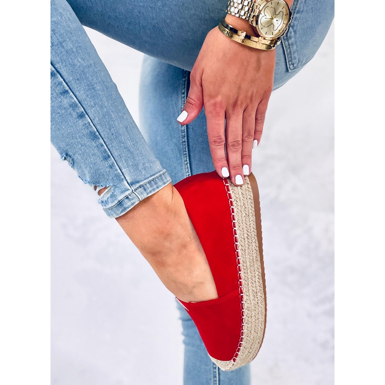 Espadrilles femme Pilar Rouge 2 Espadrilles femme Pilar Rouge 2