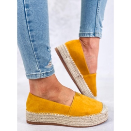 Pilar Espadrilles jaunes pour femmes 1
