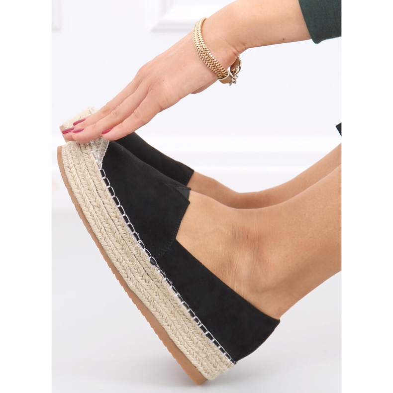 Espadrilles femme Pilar Black noir 1
